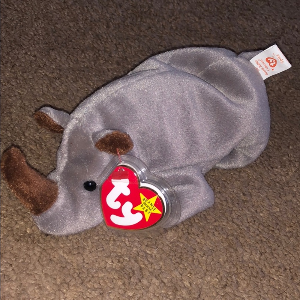 Spike Beanie Baby! (Rhino) 🦏🦏🦏